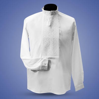 Embroidered shirt "White Energy"